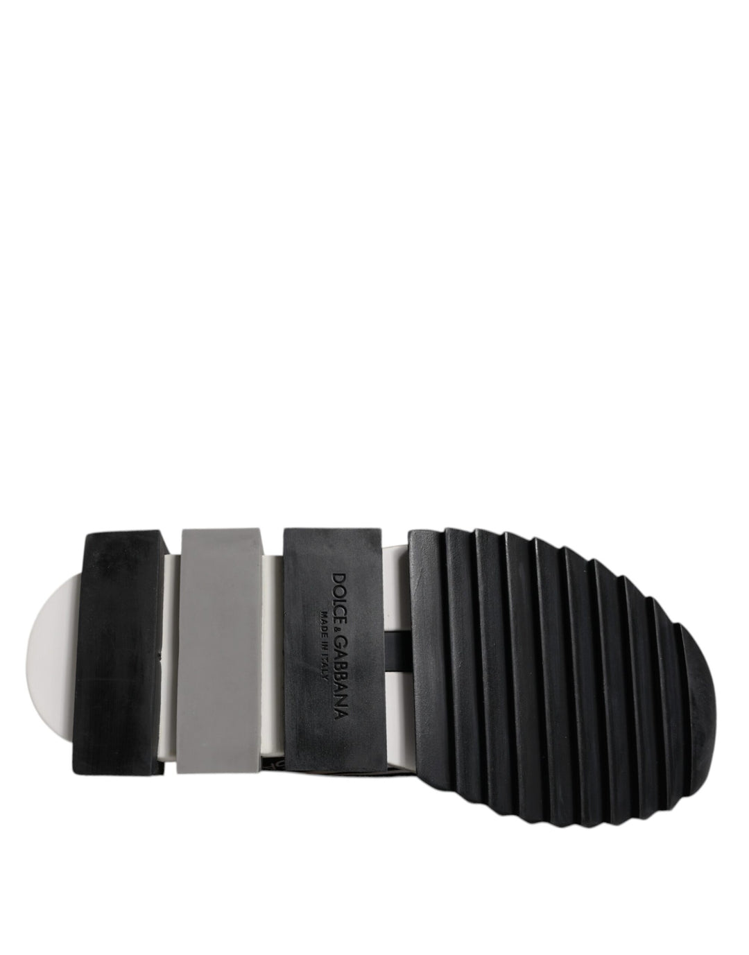 Dolce & Gabbana Black White Slip On Sorrento Sneakers Shoes