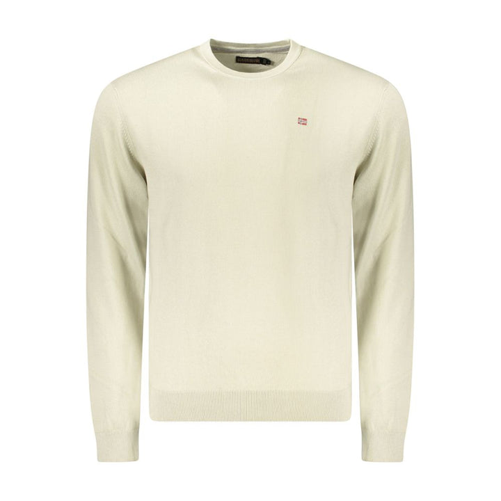 Napapijri Beige Cotton Men Sweater