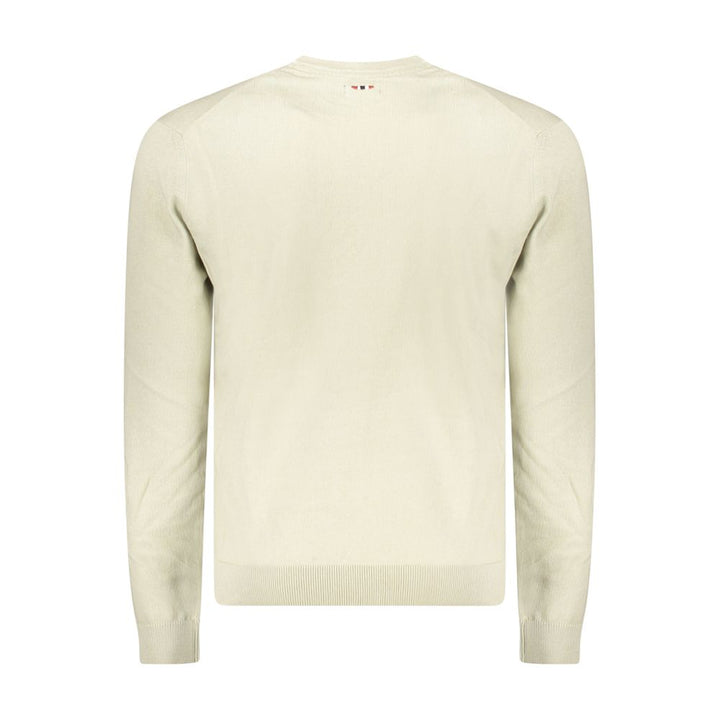 Napapijri Beige Cotton Men Sweater