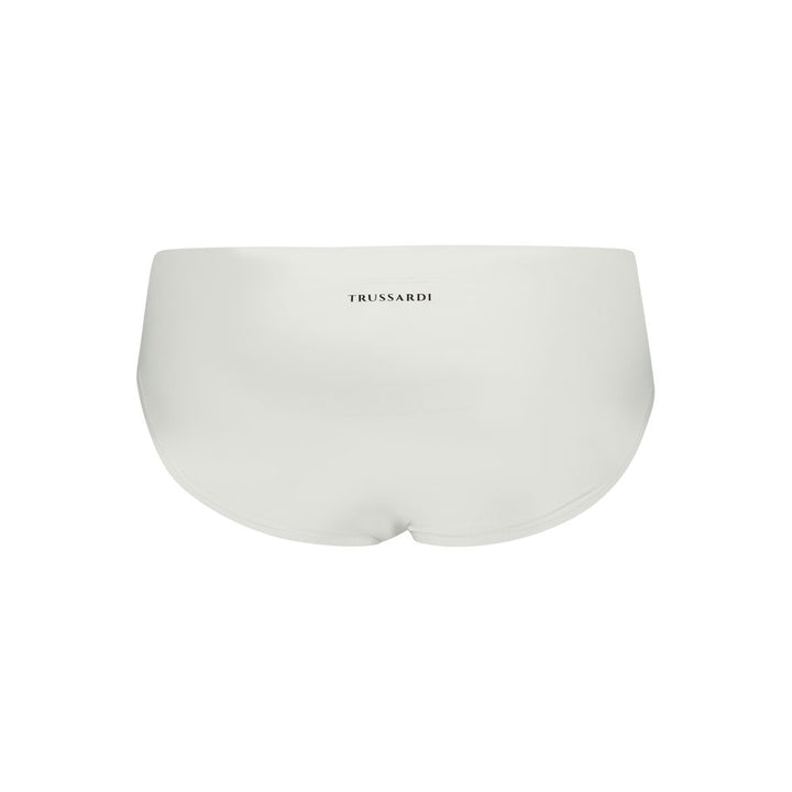 Trussardi White Elastane Swimwear