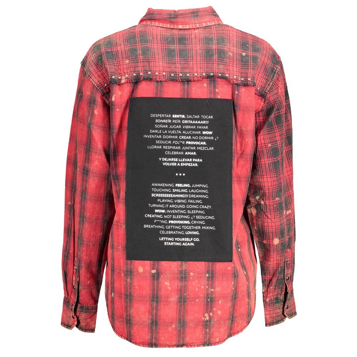 Desigual Red Cotton Shirt