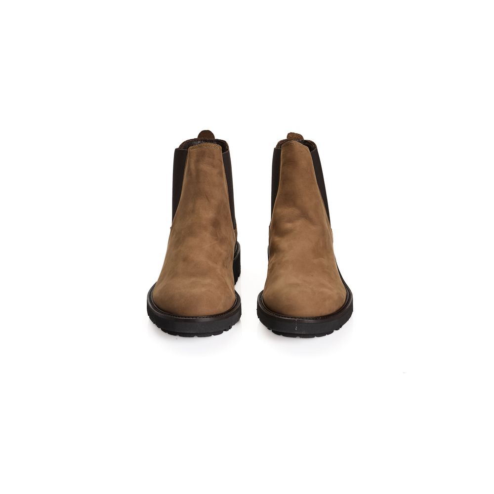 Roberto Pepe Luxury Brown Calfskin Boot