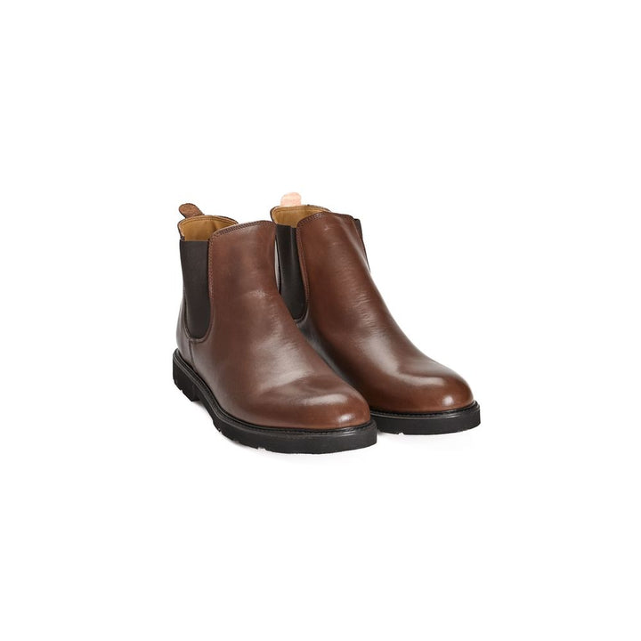 Roberto Pepe Luxury Brown Calfskin Boot