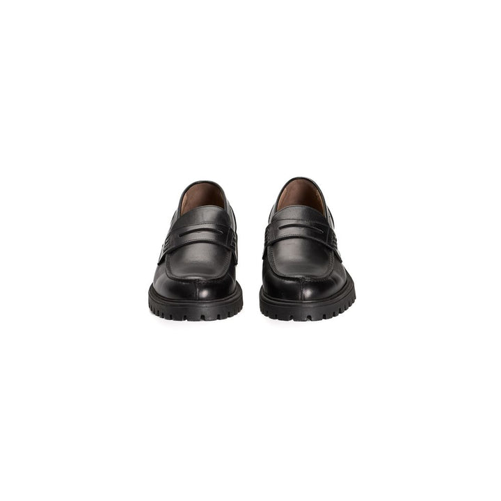 Roberto Pepe Luxury Black Calfskin Loafer