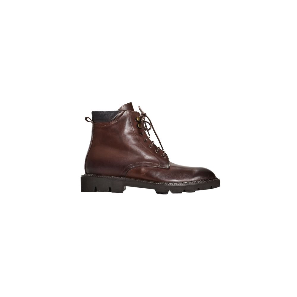 Roberto Pepe Luxury Brown Calfskin Men Boot – SEYMAYKA