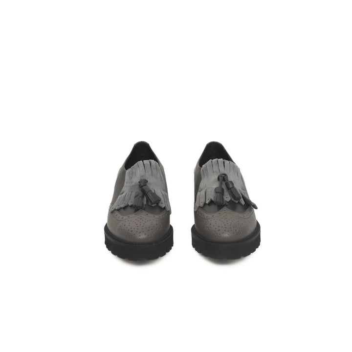 Cerruti 1881 Gray Cowhide Loafer