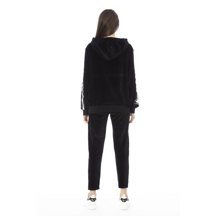 Baldinini Trend Black Cotton Tracksuit
