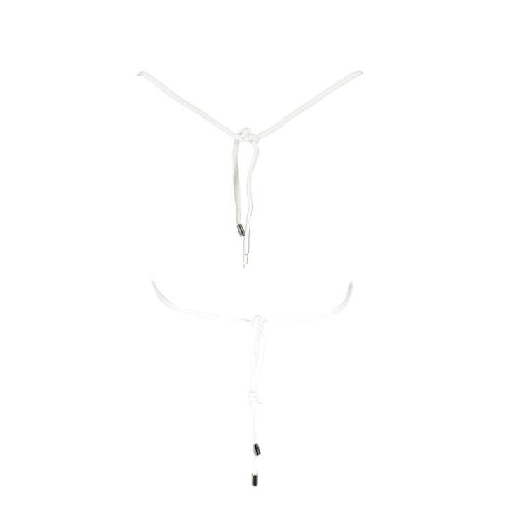 Karl Lagerfeld White Elastane Swimwear