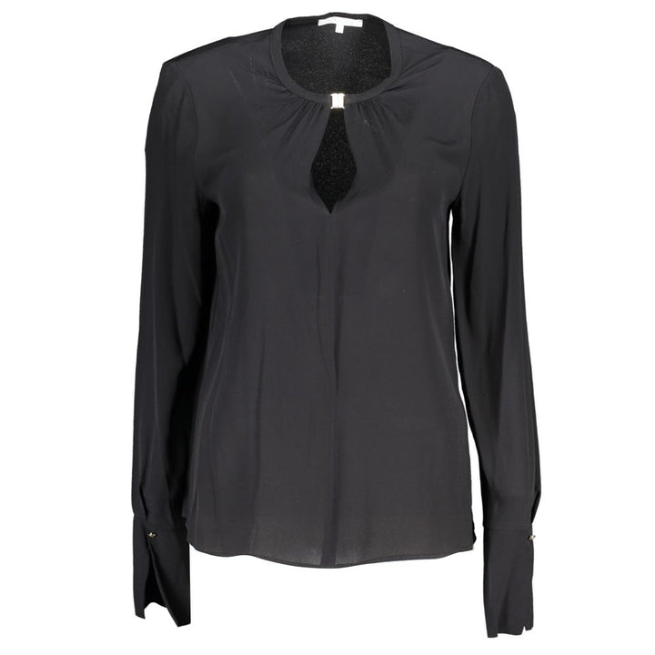 Patrizia Pepe Black Viscose Shirt