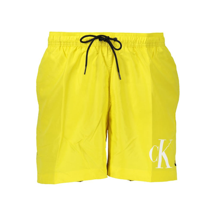 Calvin Klein Yellow Polyester Swimwear