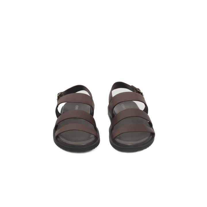 Cerruti 1881 Brown Cowhide Men Sandal