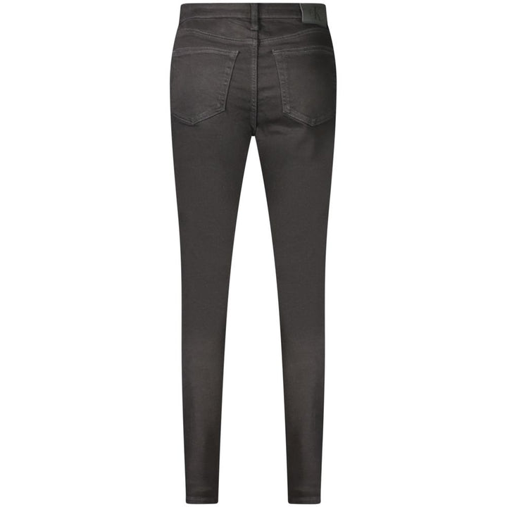 Calvin Klein Black Cotton Jeans Denim