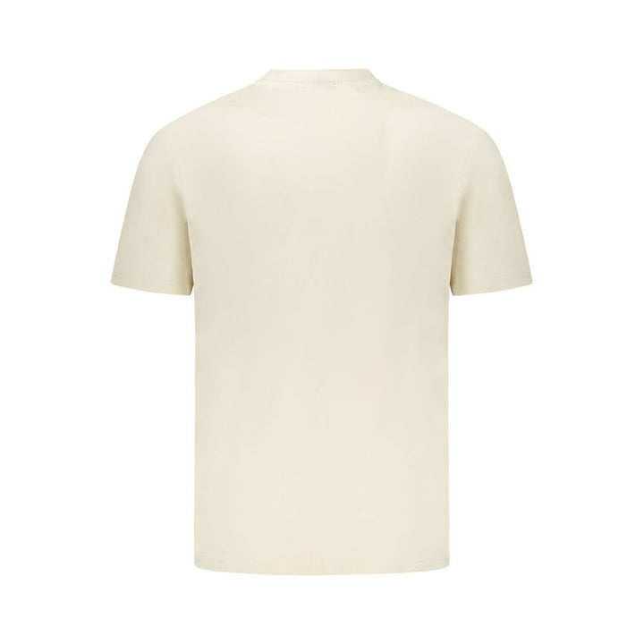 Napapijri Beige Cotton Men T-Shirt