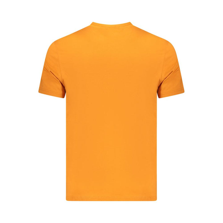 Napapijri Orange Cotton Men T-Shirt