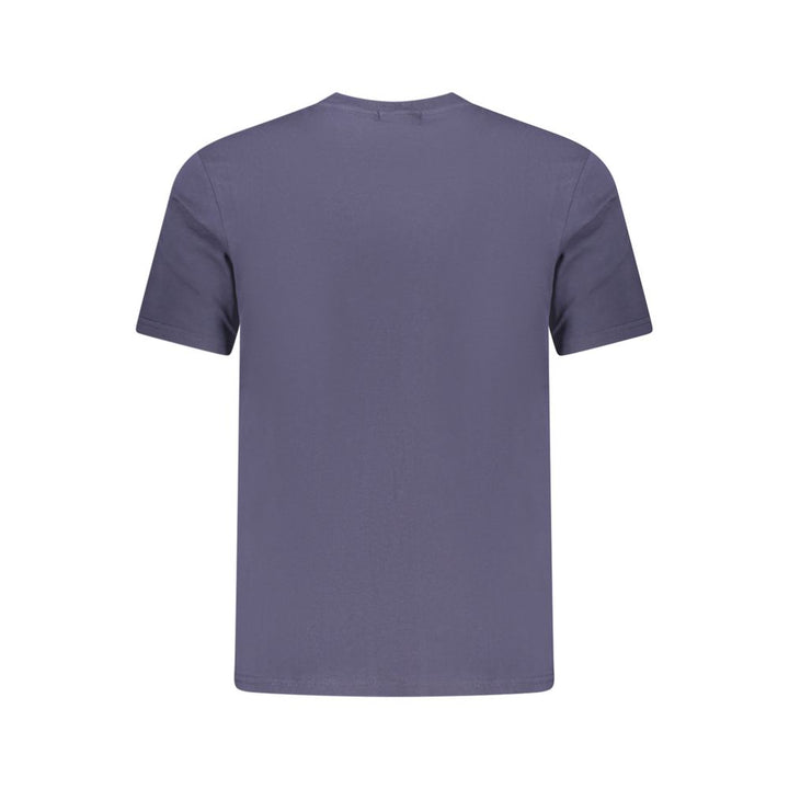 Napapijri Blue Cotton Men T-Shirt
