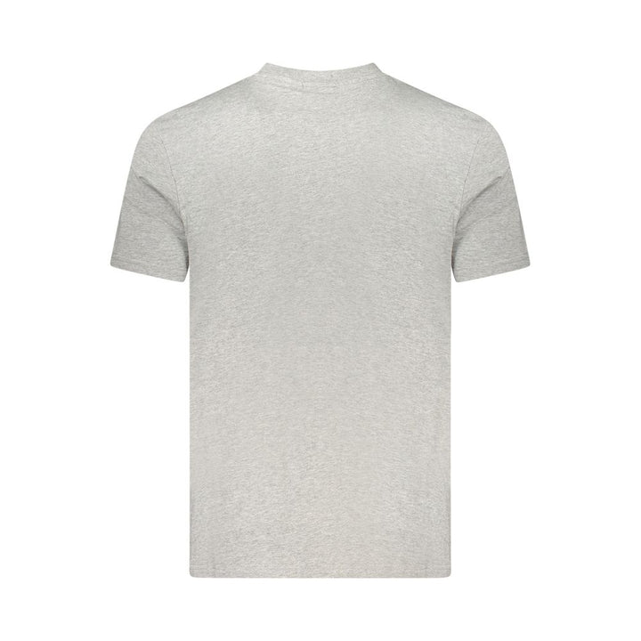 Napapijri Gray Cotton Men T-Shirt