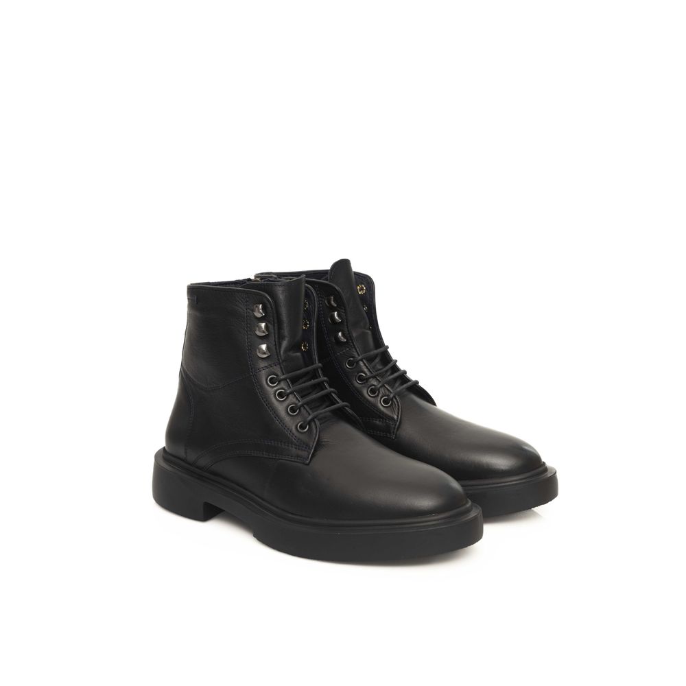 Cerruti 1881 Black Calfskin Boot