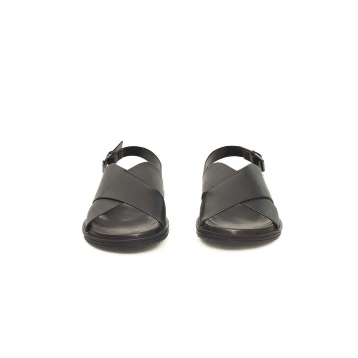 Cerruti 1881 Black Cowhide Sandal
