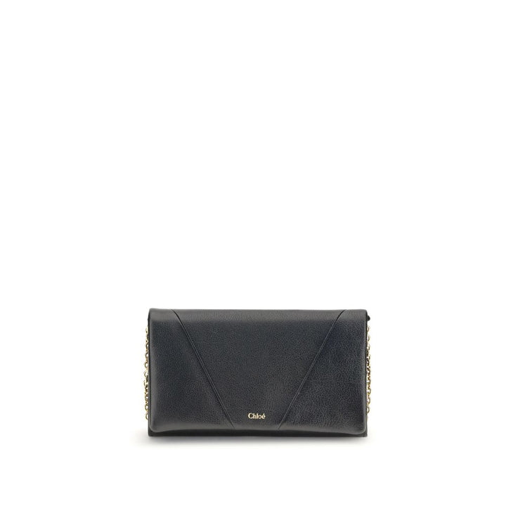 Chloé Spin Wallet with Flap and Chain