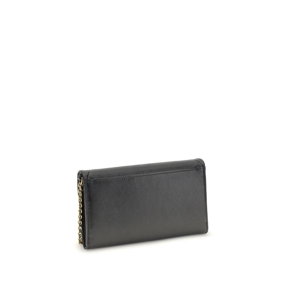 Chloé Spin Wallet with Flap and Chain