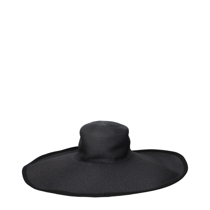 Max Mara Black Paper Sunhats