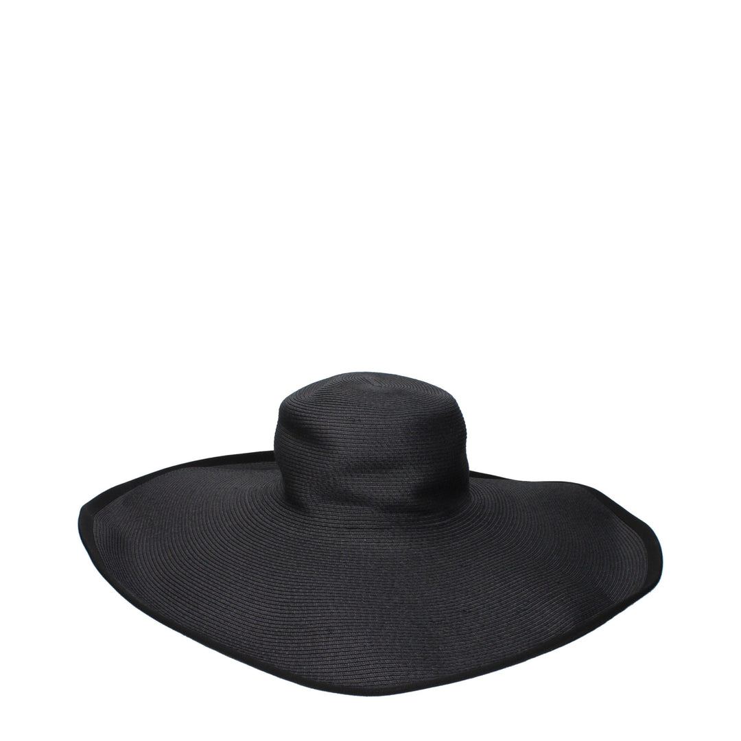 Max Mara Black Paper Sunhats