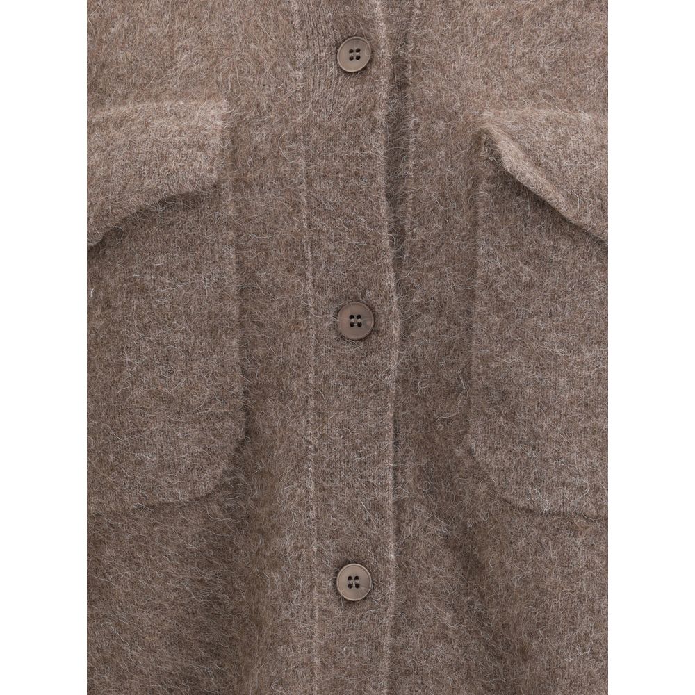 P.A.R.O.S.H. Cardigan with classic collar