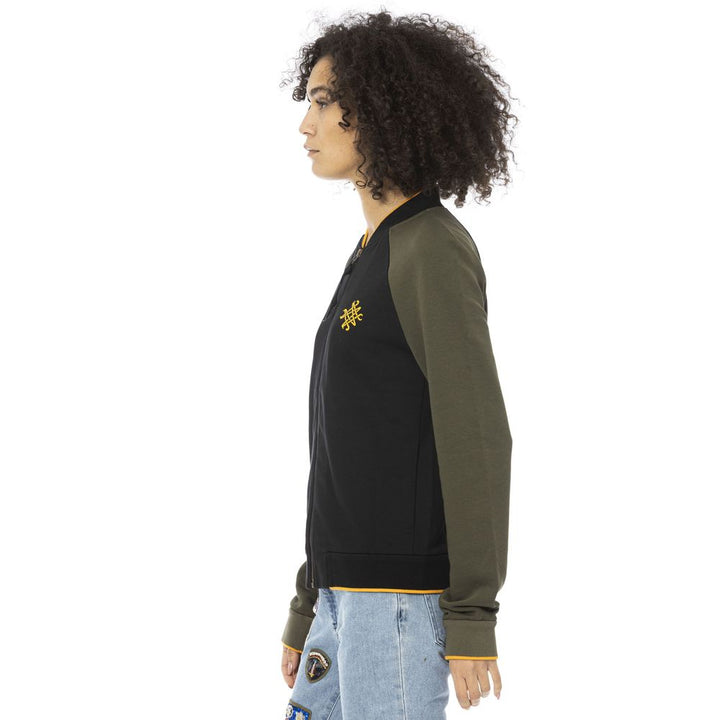 Mr&Mrs Italy Black Cotton Sweatshirt