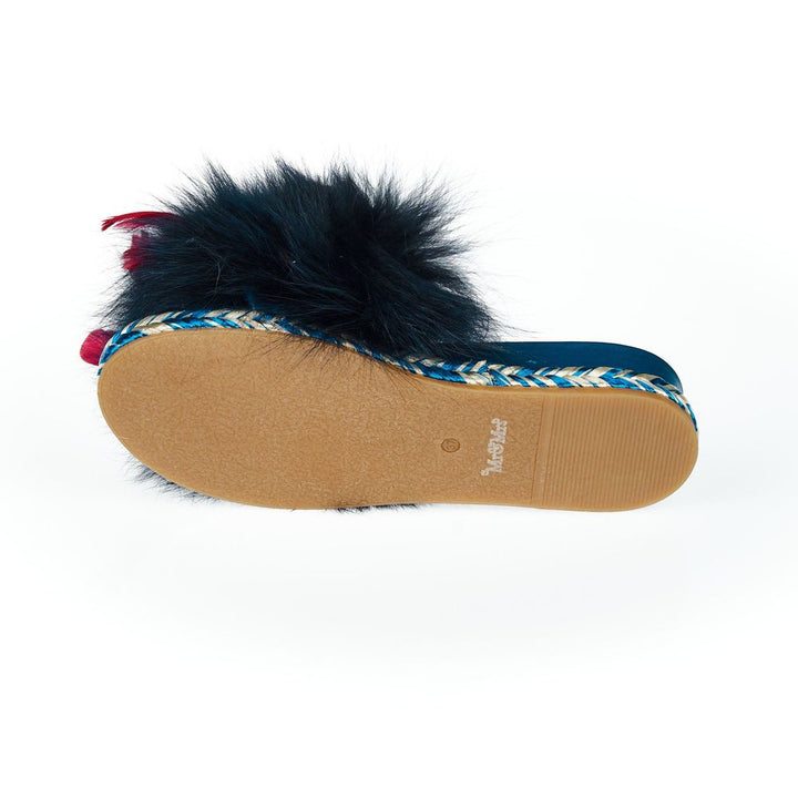 Mr&Mrs Italy Blue Textile Shoe