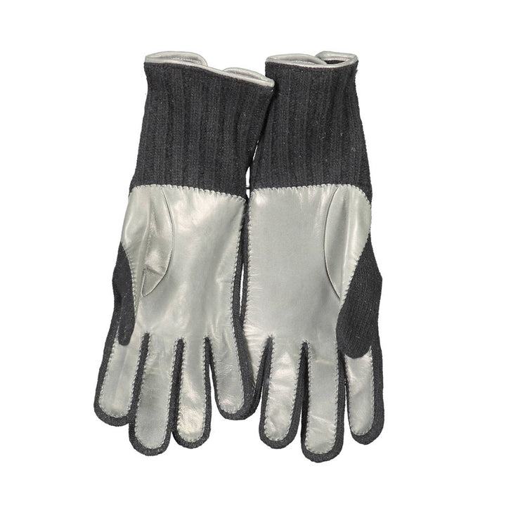 Harmont & Blaine Black Wool Glove