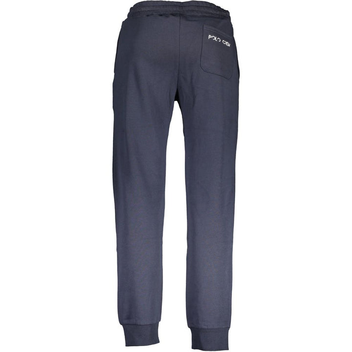 La Martina Blue Cotton Pant