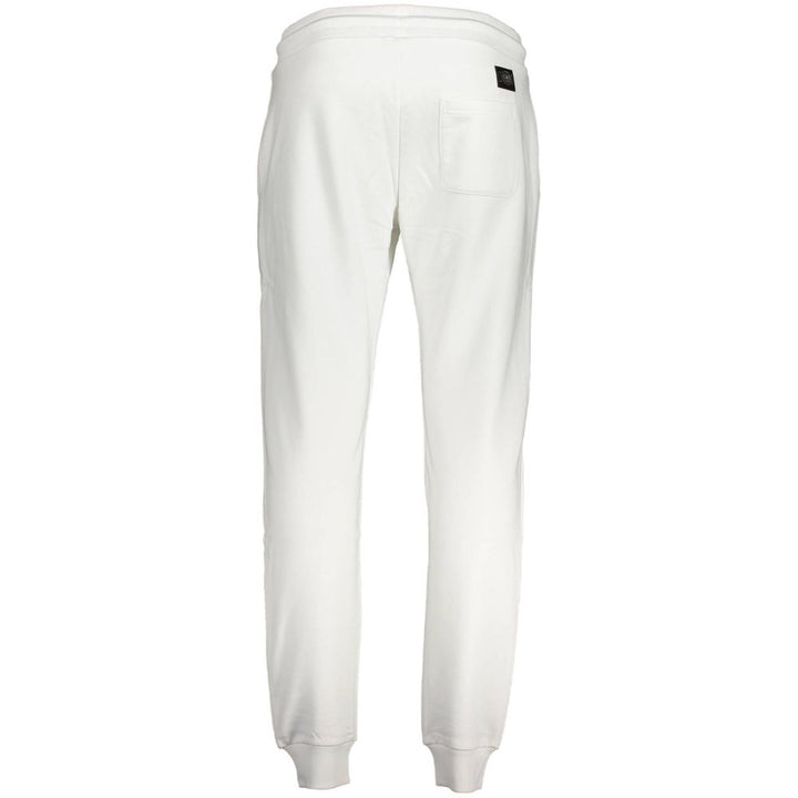 Cavalli Class White Cotton Pant