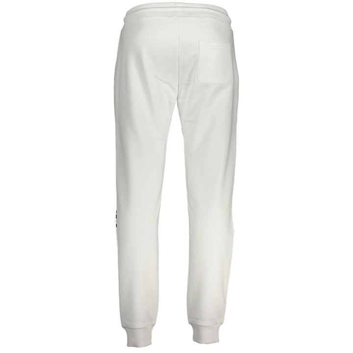 Cavalli Class White Cotton Pant