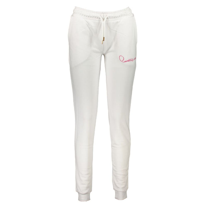 Cavalli Class White Cotton Pant