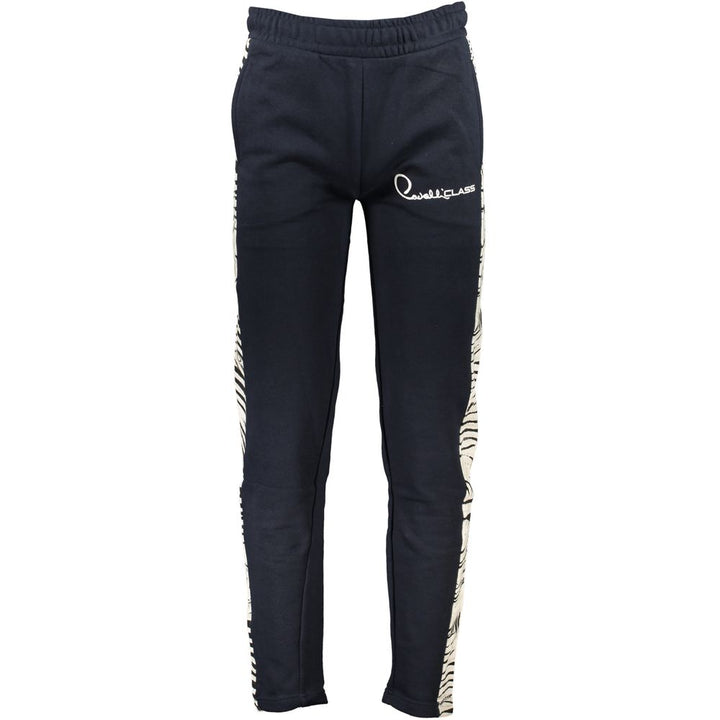 Cavalli Class Blue Cotton Pant