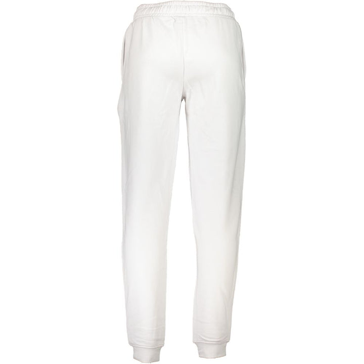Cavalli Class White Cotton Pant