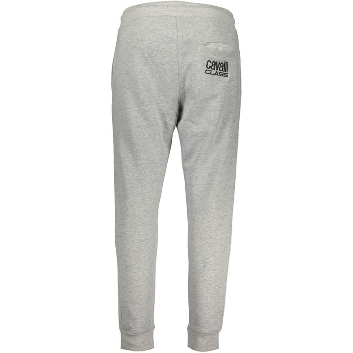 Cavalli Class Gray Cotton Pant