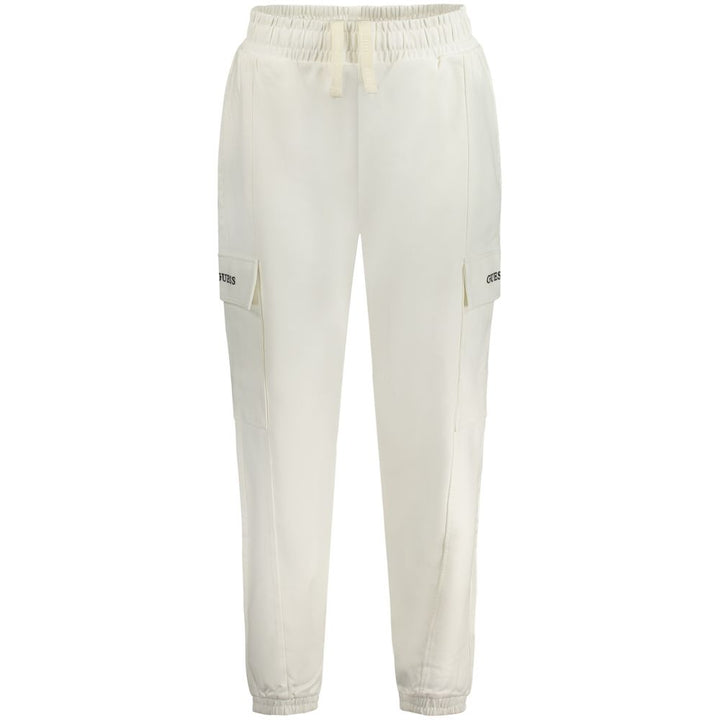 Guess Jeans White Cotton Pant