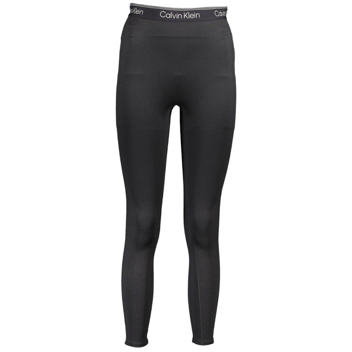 Calvin Klein Black Polyester Pant