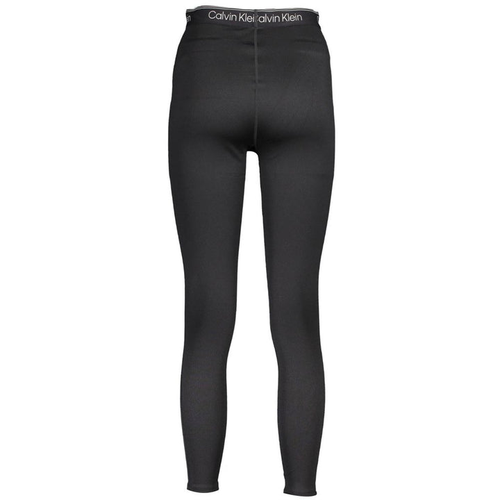 Calvin Klein Black Polyester Pant