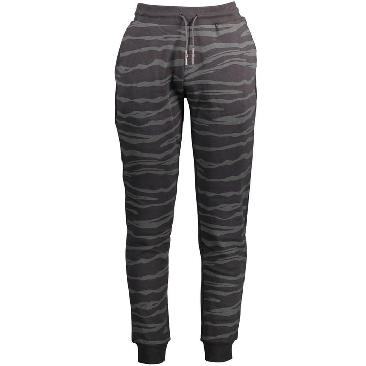 Cavalli Class Black Cotton Pant