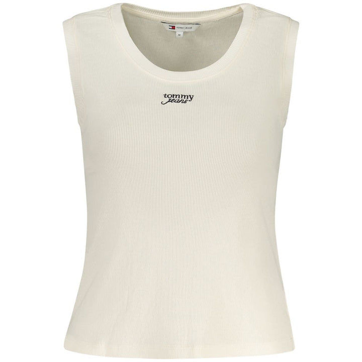 Tommy Hilfiger Beige Cotton Tank Top