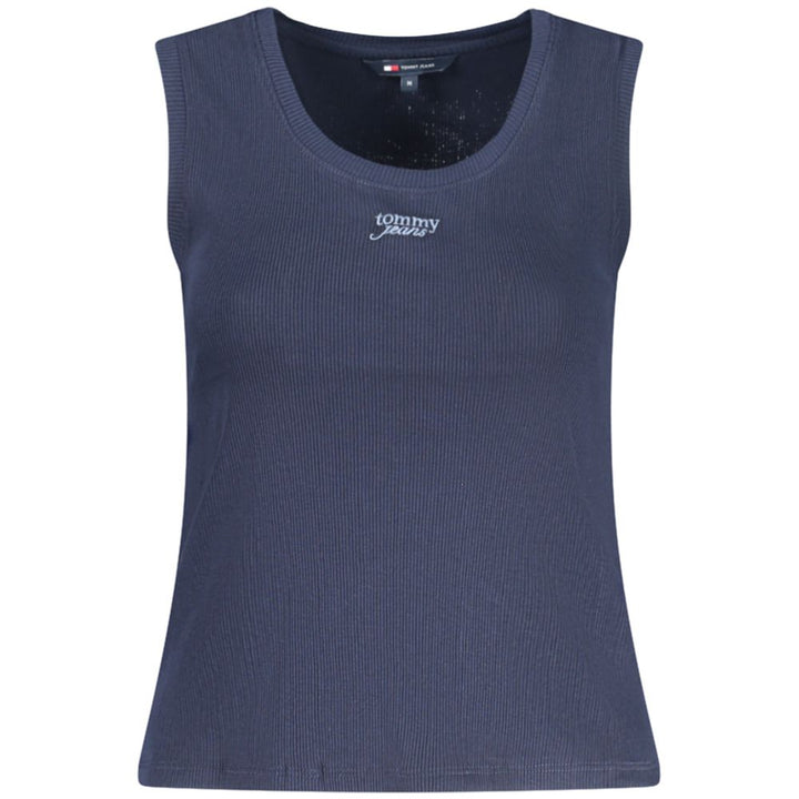 Tommy Hilfiger Blue Cotton Tank Top