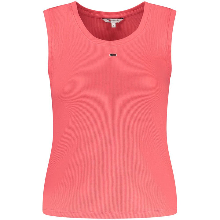Tommy Hilfiger Pink Cotton Tank Top