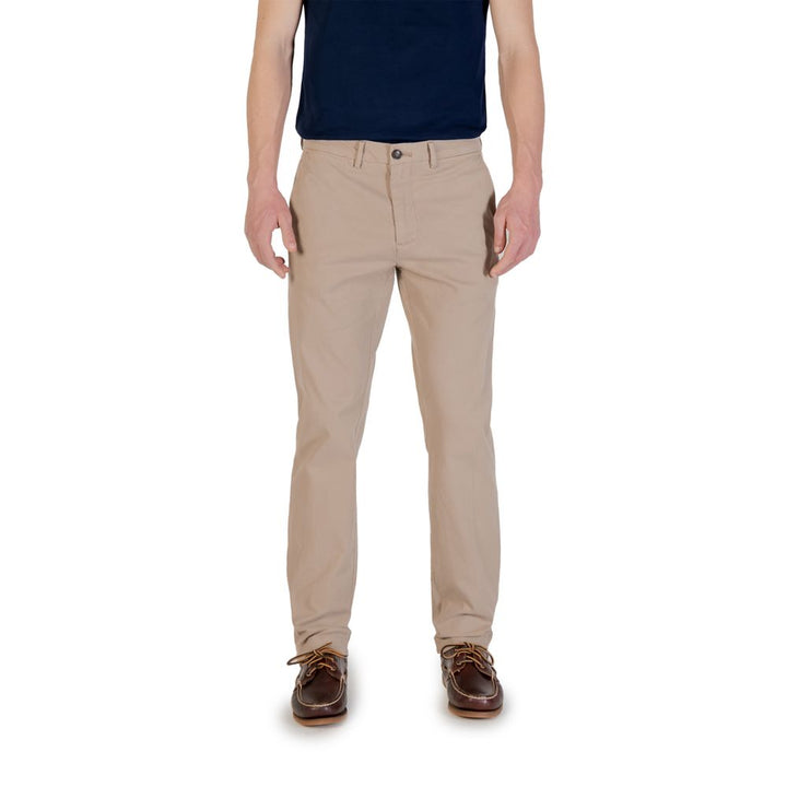 Borghese Beige Cotton Skinny Pant