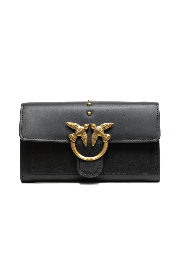 PINKO Black Mini Love Bag One Simply