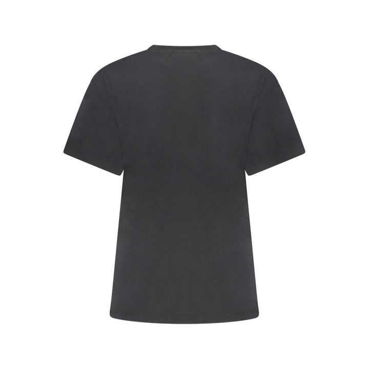 Napapijri Black Cotton T-Shirt