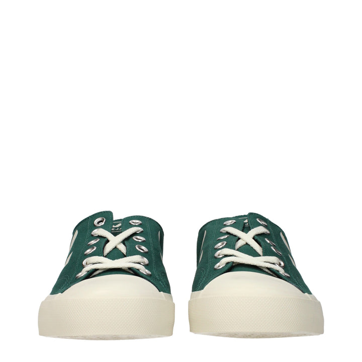 Veja Green Fabric Low Tops