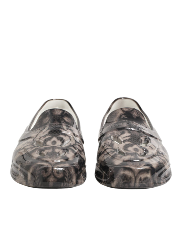 Dolce & Gabbana Multicolor Rubber Low Top Men Sneakers Shoes