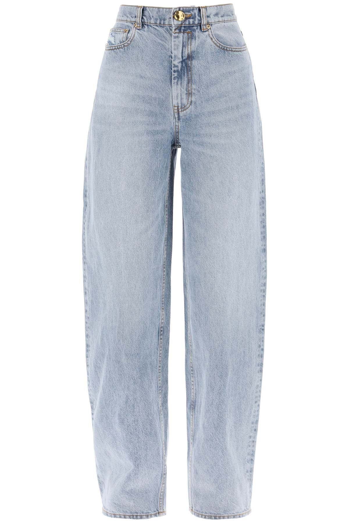 "curved leg natural jeans for-0